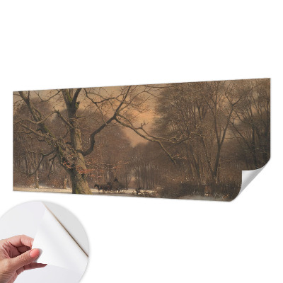 Papier peint photo autocollant Zimná krajina