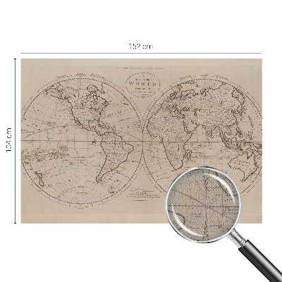 Papier peint chambre adulte cocooning Stará mapa