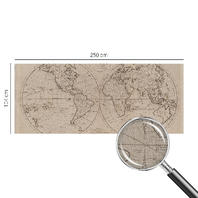 Papier peint chambre adulte cocooning Stará mapa