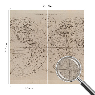 Papier peint chambre adulte cocooning Stará mapa