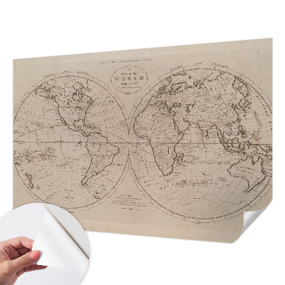Papier peint chambre adulte cocooning Stará mapa
