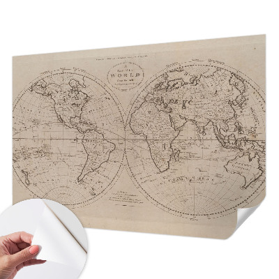 Papier peint chambre adulte cocooning Stará mapa