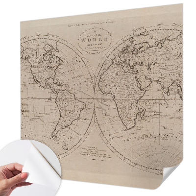 Papier peint chambre adulte cocooning Stará mapa