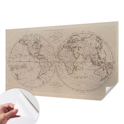 Papier peint chambre adulte cocooning Stará mapa