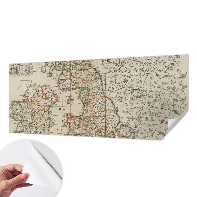 Papier peint chambre parentale Starožitná mapa