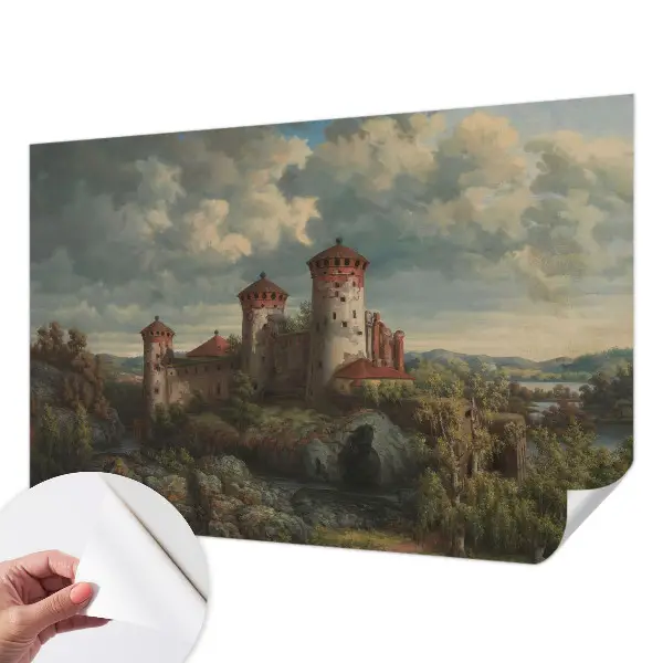 Papier peint photographique sur tissu non tissé paysage romantique