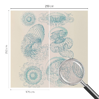 Papier peint tendance chambre adulte Morské medúzy