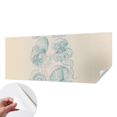 Papier peint tendance chambre adulte Morské medúzy