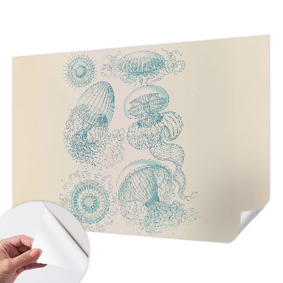 Papier peint tendance chambre adulte Morské medúzy
