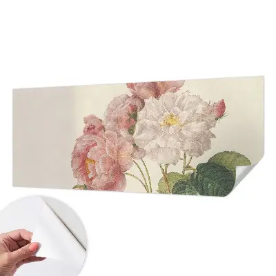 Papier peint photo sur tissu non tissé roses romantiques