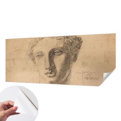 Papier peint tête de lit chambre adulte Ženský portrét