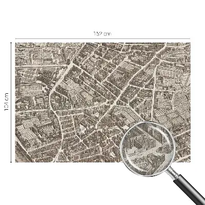 Papier peint intissé imprimé Labyrinthe urbain