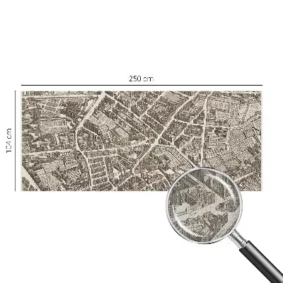 Papier peint intissé imprimé Labyrinthe urbain