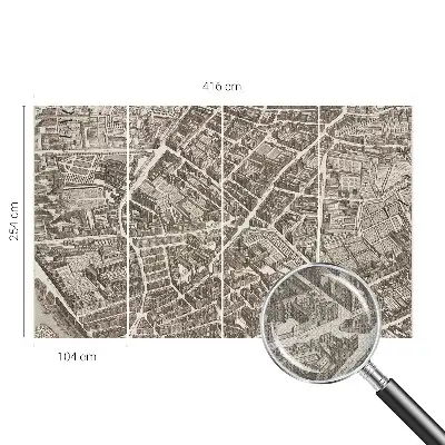 Papier peint intissé imprimé Labyrinthe urbain