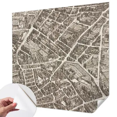 Papier peint intissé imprimé Labyrinthe urbain