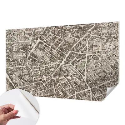 Papier peint intissé imprimé Labyrinthe urbain