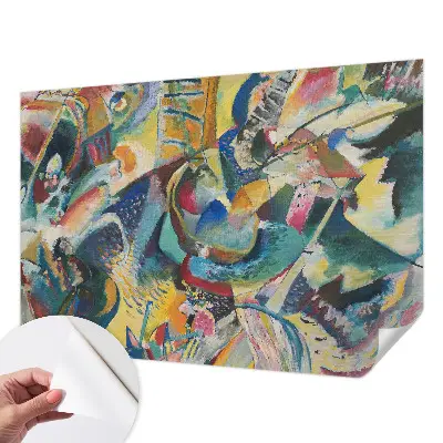 Papier peint photo grand format pour le mur abstrait coloré