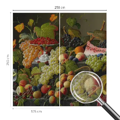 Papier peint photographique sur tissu non tissé Composition des fruits