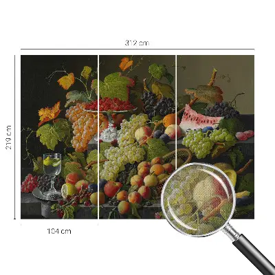 Papier peint photographique sur tissu non tissé Composition des fruits