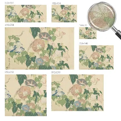 Papier peint intissé imprimé élégance florale