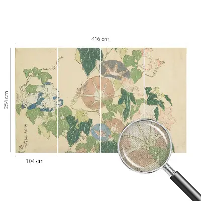 Papier peint intissé imprimé élégance florale