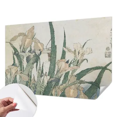 Papier peint intissé Iris délicats