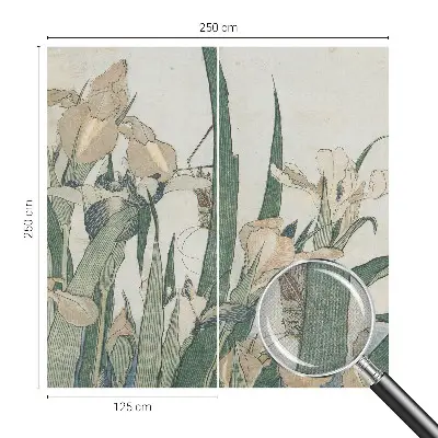 Papier peint intissé Iris délicats