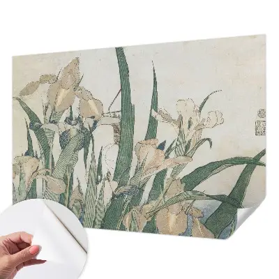Papier peint intissé Iris délicats
