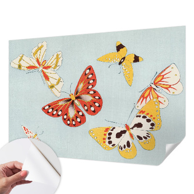 Papier peint chambre parentale Umelecké motýle