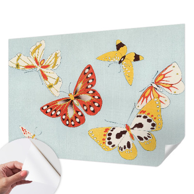 Papier peint chambre parentale Umelecké motýle