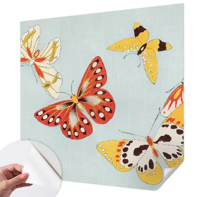 Papier peint photo imprimé sur tissu non tissé Papillons artistiques