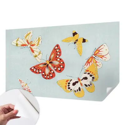 Papier peint photo imprimé sur tissu non tissé Papillons artistiques
