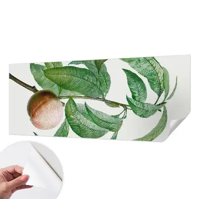 Papier peint photographique sur tissu non tissé pêche mûre