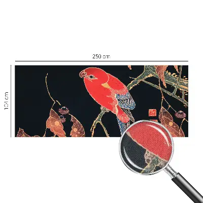 Papier peint photographique sur tissu non tissé Oiseau exotique