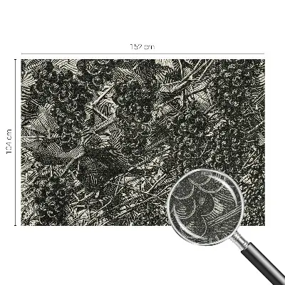 Papier peint intissé imprimé Empreinte de raisin