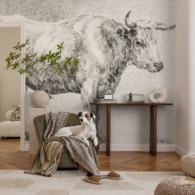 Papier peint tendance chambre adulte Býčia ceruzka