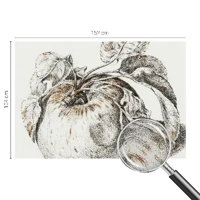 Papier peint photo imprimé sur tissu non tissé feuilles de pommier