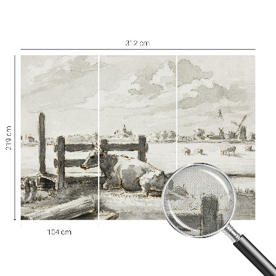 Papier peint panoramique pas cher Vidiecka idylka