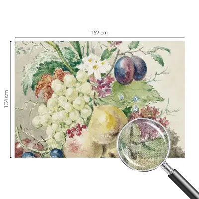 Papier peint photographique sur tissu non tissé Fleurs et fruits
