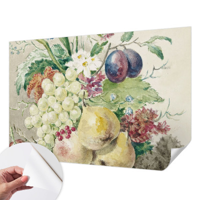 Déco papier peint salon Kvety a ovocie