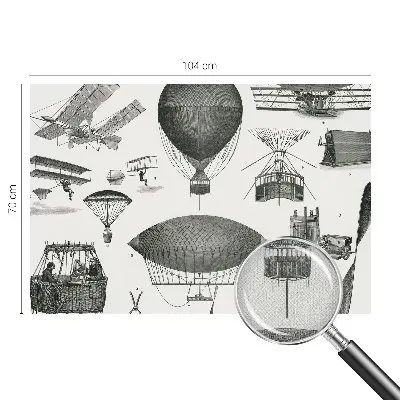 Papier peint photo grand format pour le mur Histoire de l'aviation