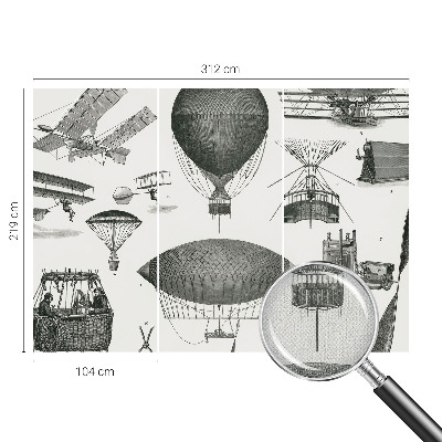 Papier peint panoramique adhésif História letectva