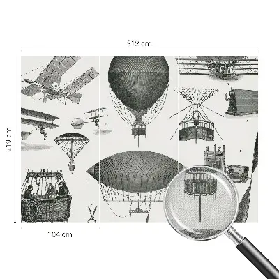 Papier peint photo grand format pour le mur Histoire de l'aviation