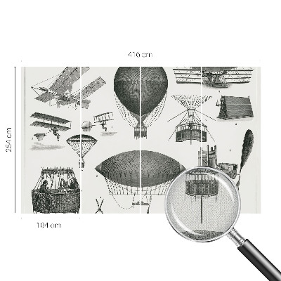 Papier peint panoramique adhésif História letectva