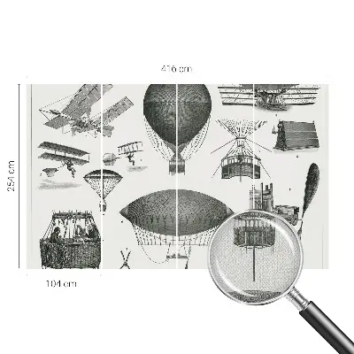 Papier peint photo grand format pour le mur Histoire de l'aviation