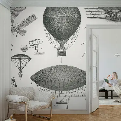 Papier peint photo grand format pour le mur Histoire de l'aviation