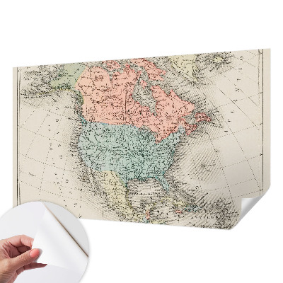 Papier peint chambre adulte cocooning Historická mapa