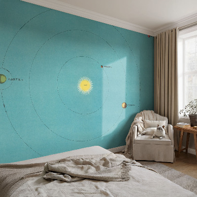 Papier peint chambre parentale Kozmický systém