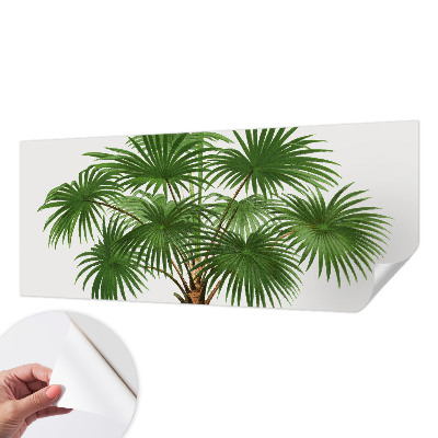 Papier peint tête de lit chambre adulte Exotický vzor
