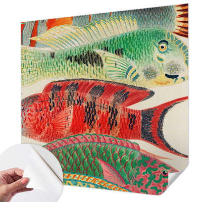 Papier peint tendance salon Exotické ryby